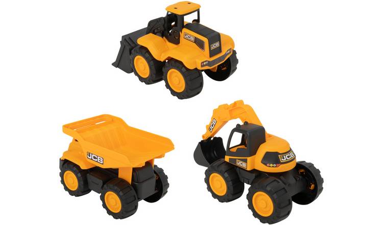 Teamsterz JCB Construction Vehicles- Set of 3