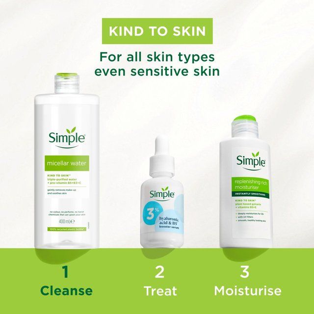 Simple Kind To Skin Micellar Cleansing Water   400ml GOODS M&S   