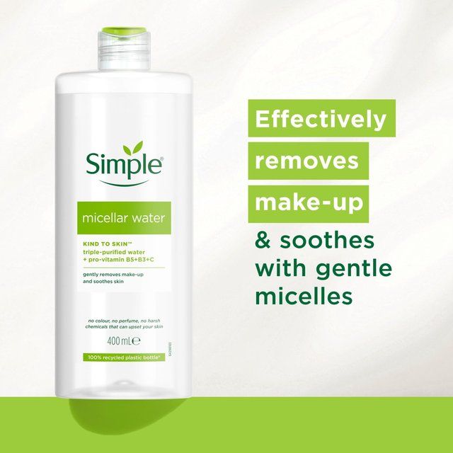 Simple Kind To Skin Micellar Cleansing Water   400ml GOODS M&S   