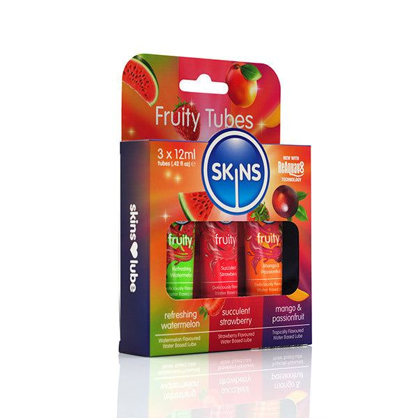 Skins Travel Lube Multipack - Fruity Lubes 3 Pack (12ml) GOODS Superdrug   