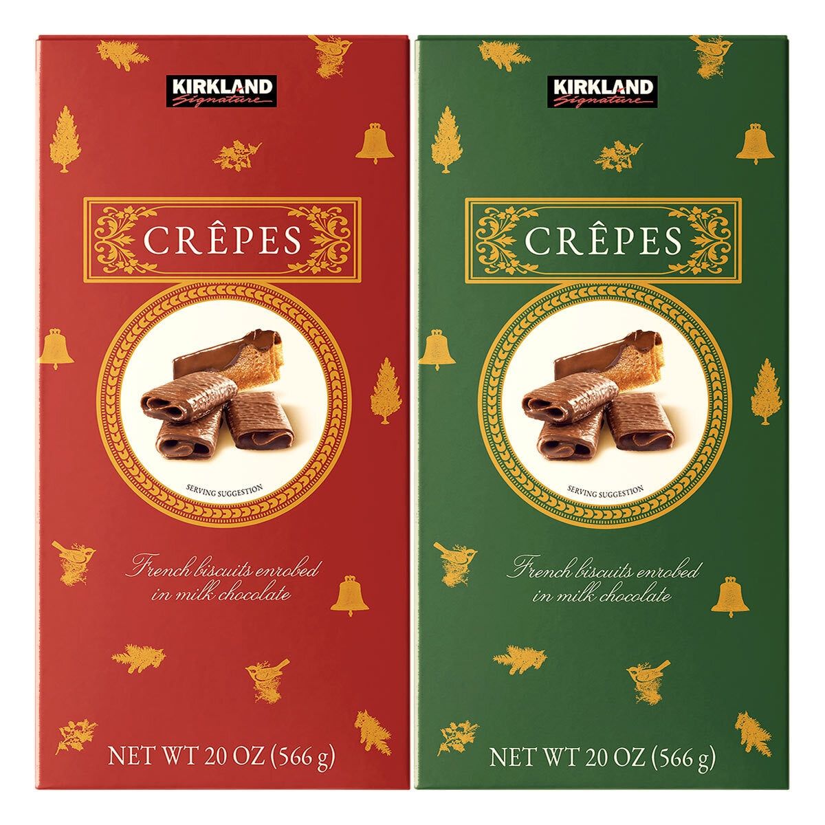 Kirkland Signature Milk Chocolate Cr&ecirc;pes, 566g