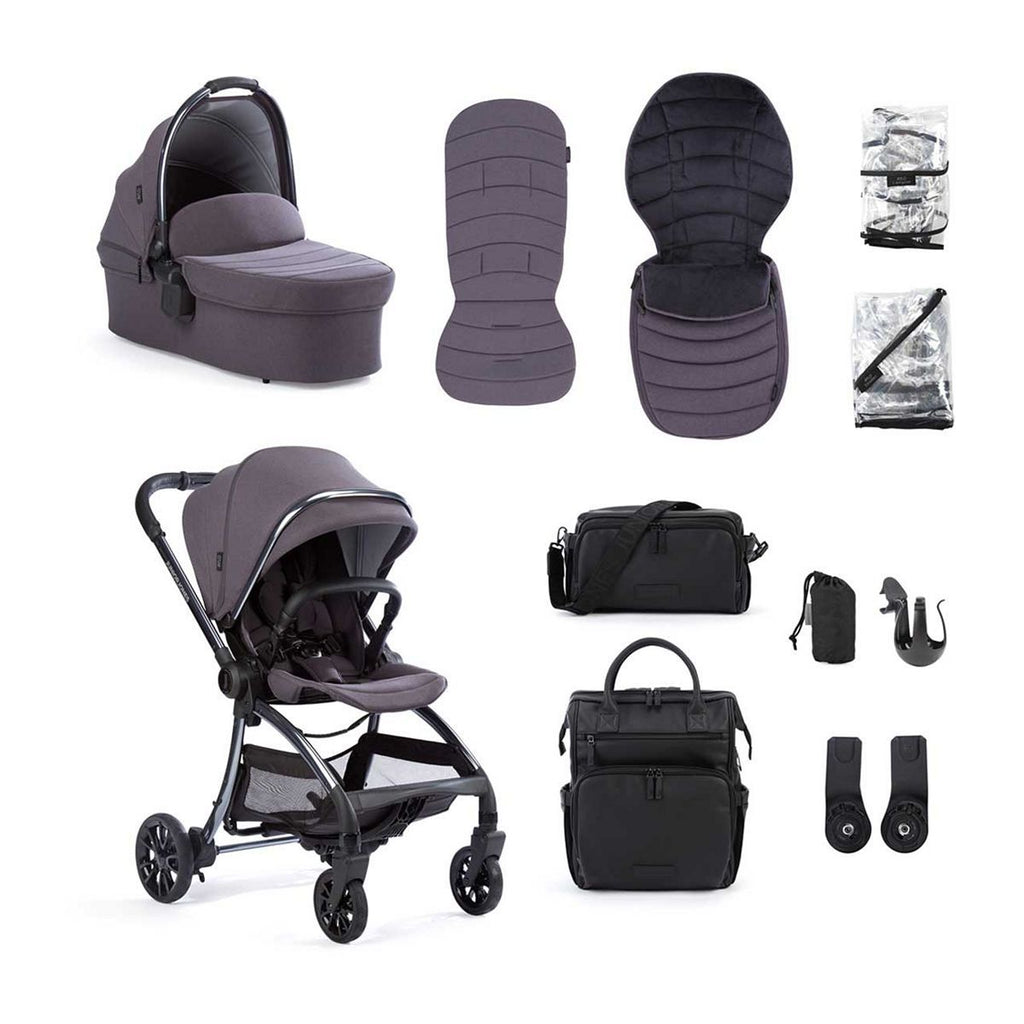 Junior Jones Aylo Luxury Stroller Bundle – Dark Slate