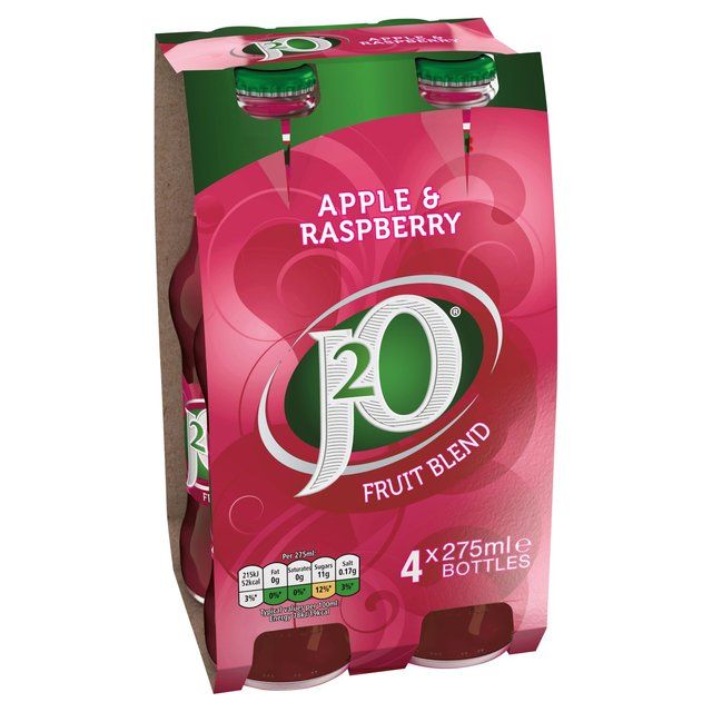 J2O Apple & Raspberry   4 x 275ml