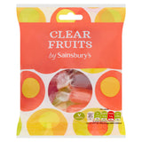 Sainsbury's Clear Fruits 225g sweets Sainsburys   