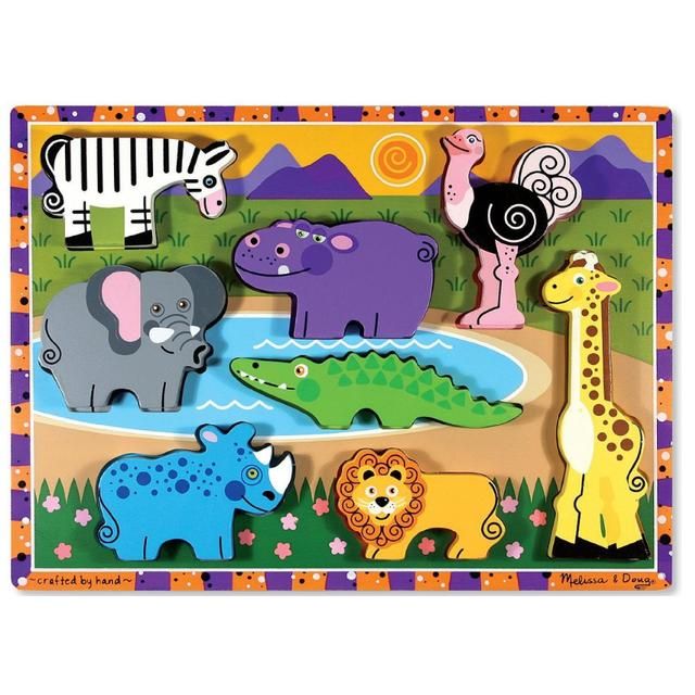 Melissa & Doug Safari Chunky Puzzle