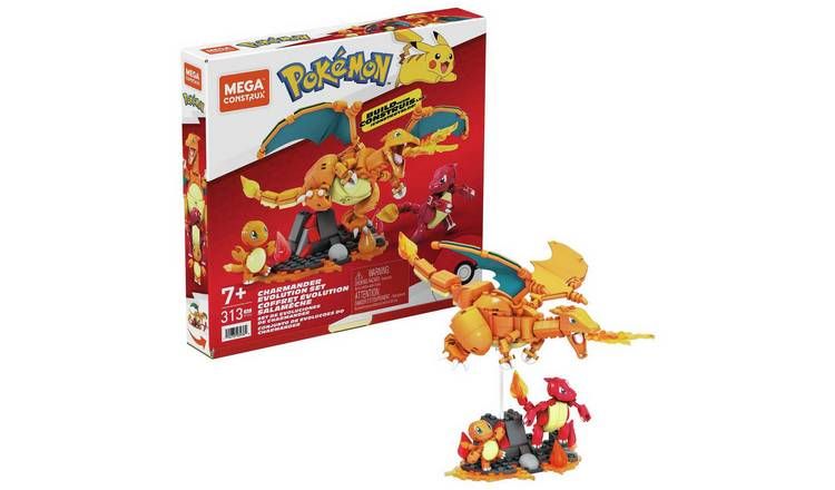 Mega Pokemon Building Set - Charmander Evolution GOODS Argos