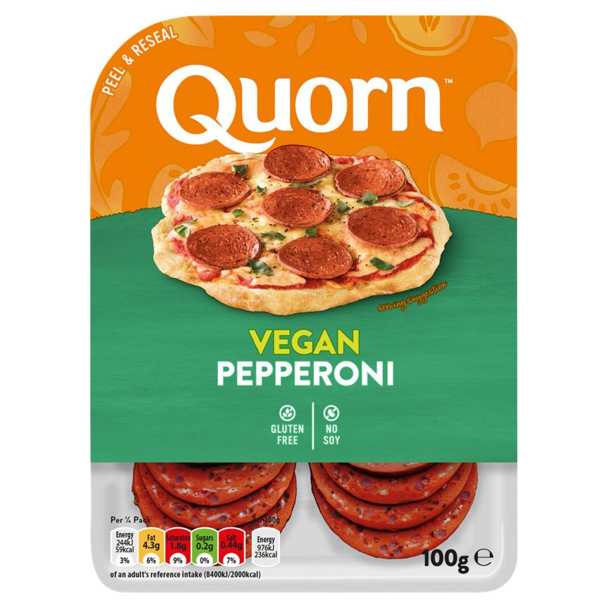 Quorn Vegan Pepperoni GOODS ASDA   