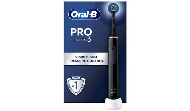 Oral-B Pro Series 3 Cross Action Electric Toothbrush - Black GOODS Argos