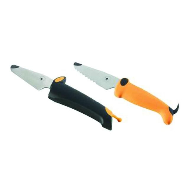 Kids Knife Set Black &amp; Orange   2 per pack