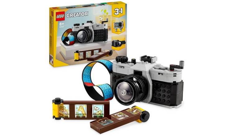 LEGO Creator 3in1 Retro Camera Toy for Girls and Boys 31147 GOODS Argos