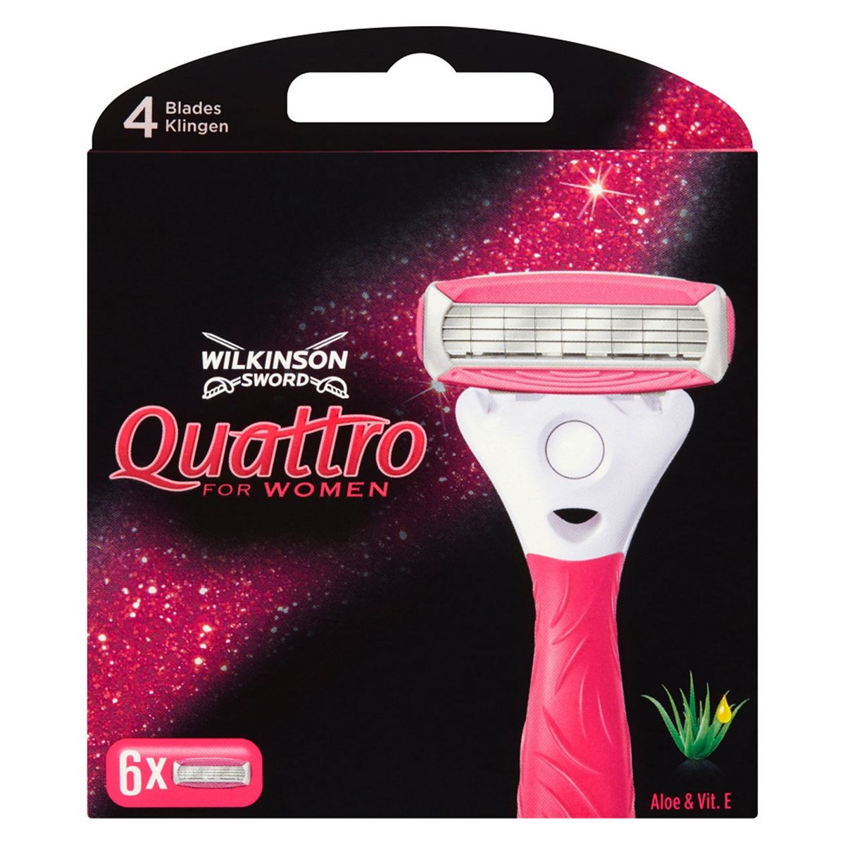 Wilkinson Sword Quattro for Women Razor Blades x6 GOODS Boots   