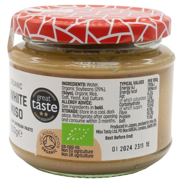 Miso Tasty Organic Shiro White Miso Cooking Paste   200g GOODS M&S   