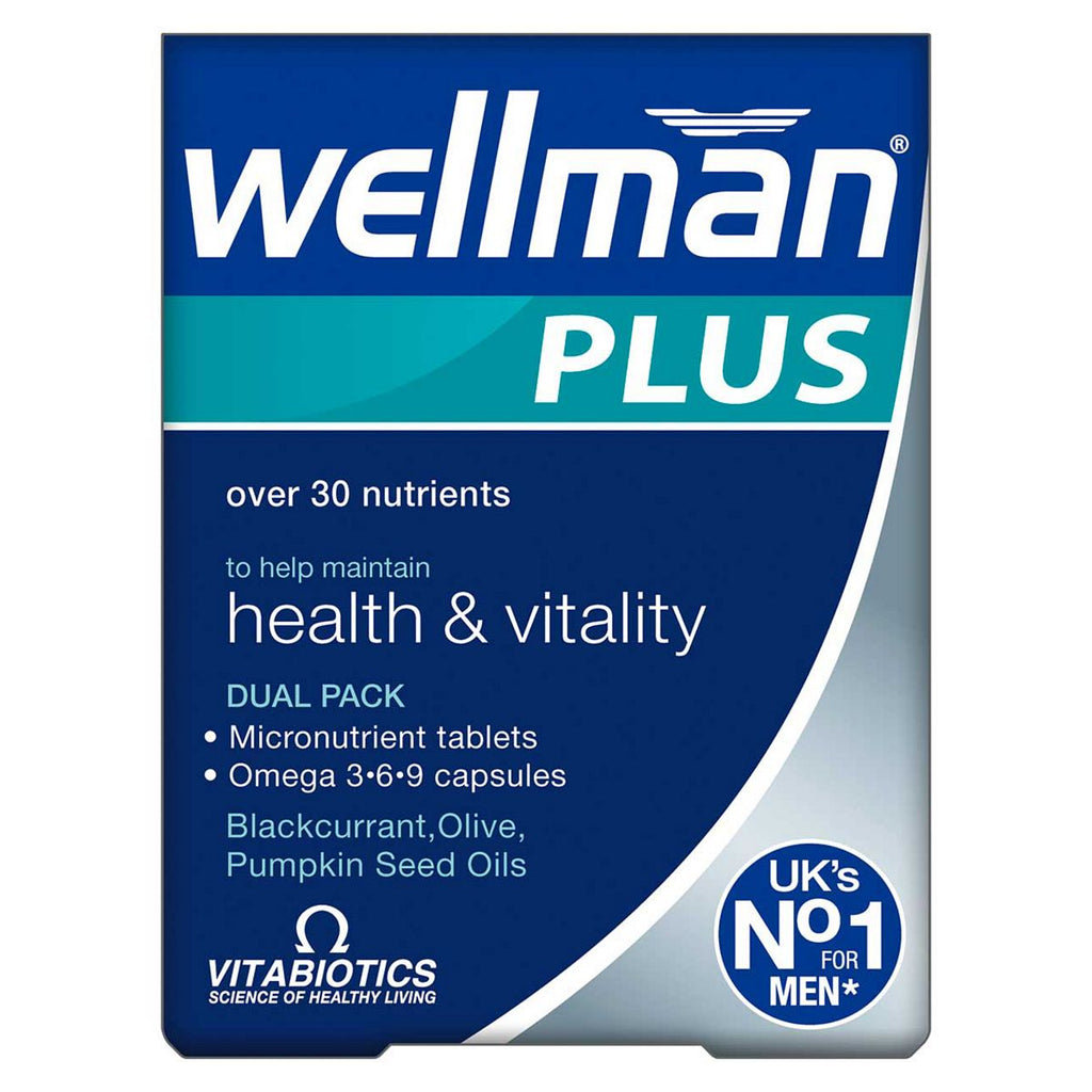 Vitabiotics Wellman Plus Omega 3, 6 & 9 - 56 Tablets