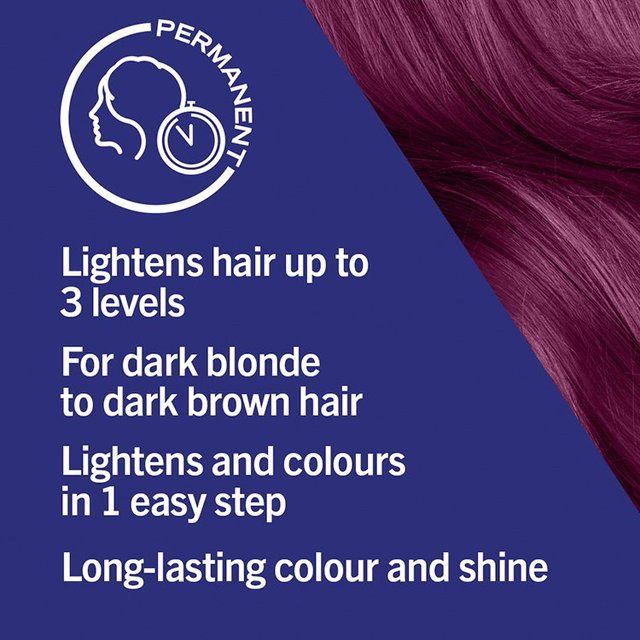 Schwarzkopf Live Luminance Ultra Violet L76 Purple Permanent Hair Dye   143ml