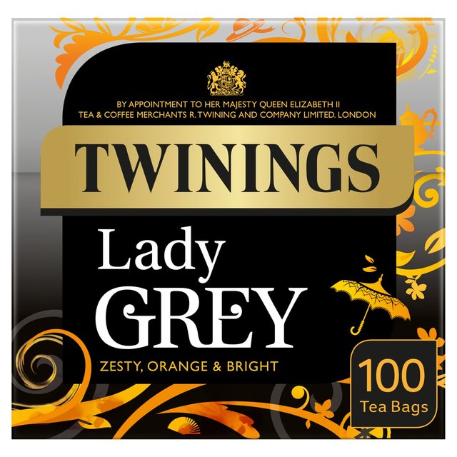 Twinings Lady Grey Tea 100 Tea Bags   100 per pack