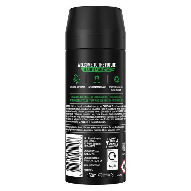 Lynx Africa Body Spray Deodorant Aerosol   150ml GOODS M&S   