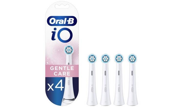 Oral-B iO Gentle Care White Electric Toothbrush Heads 4 Pack