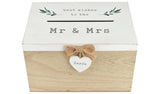 Love Story Best Wishes To The Mr & Mrs Card Box GOODS Argos