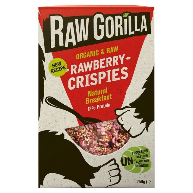 Raw Gorilla Rawberry Crispies   250g