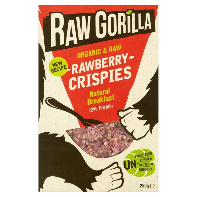 Raw Gorilla Rawberry Crispies   250g GOODS M&S   