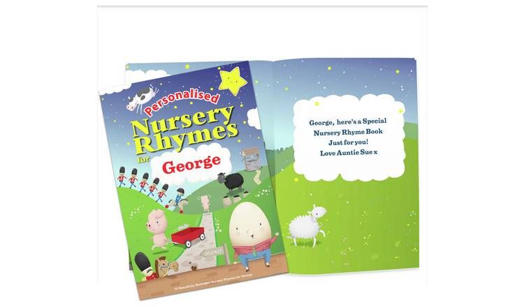 Personalised Message Nursery Rhyme Book GOODS Argos