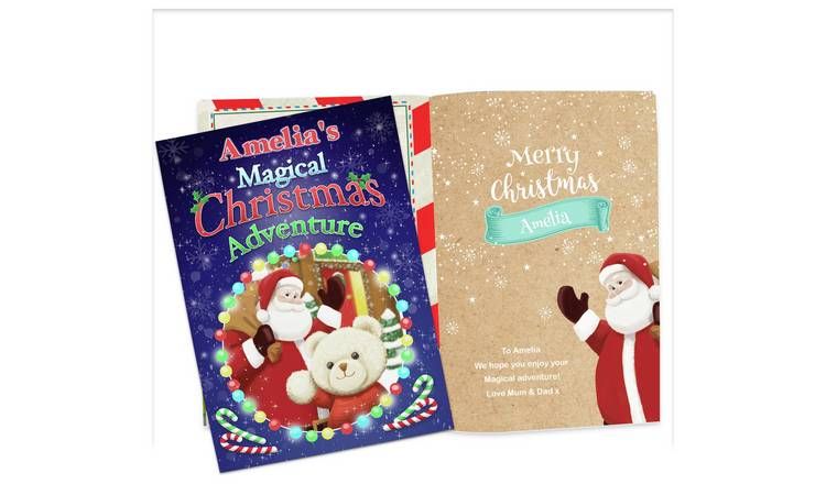 Personalised Message Magical Christmas Adventure Story Book