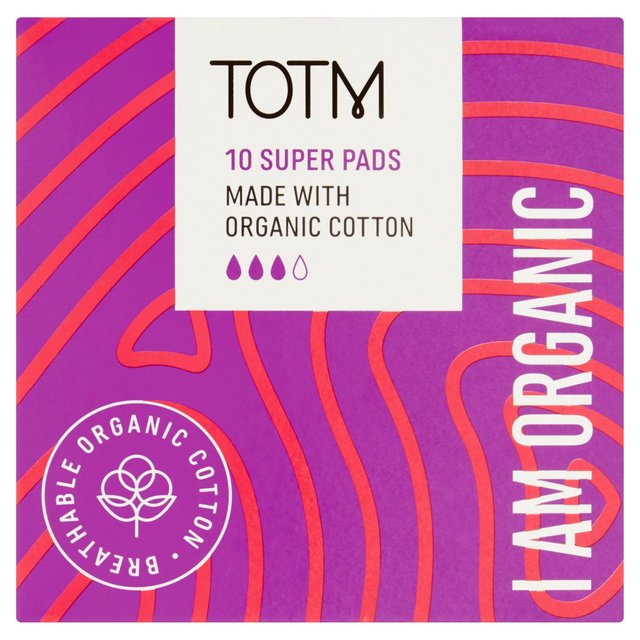 TOTM Organic Cotton Super Pads   10 per pack GOODS M&S   