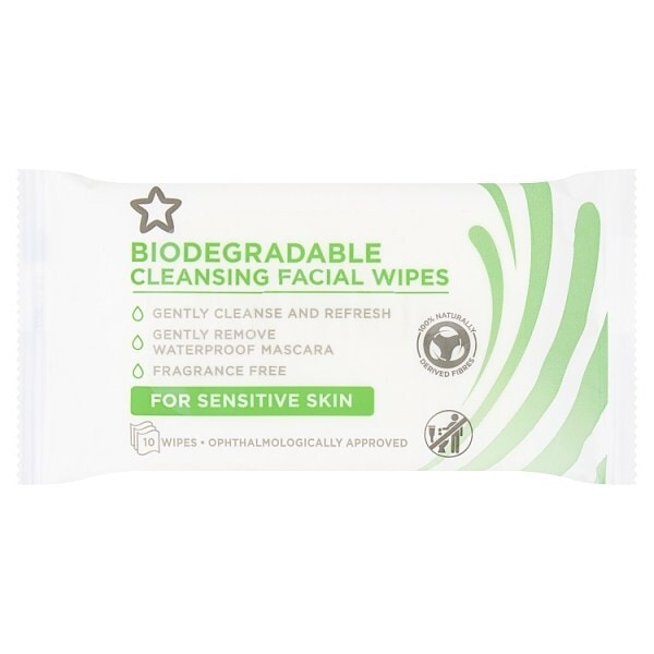 Superdrug Cosmetic Travel Wipes 10 GOODS Superdrug   