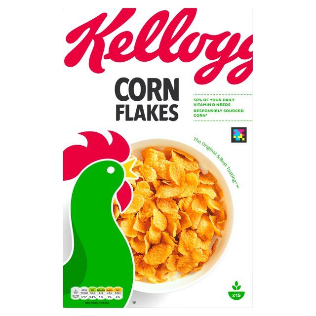 Kellogg's Corn Flakes Breakfast Cereal   450g