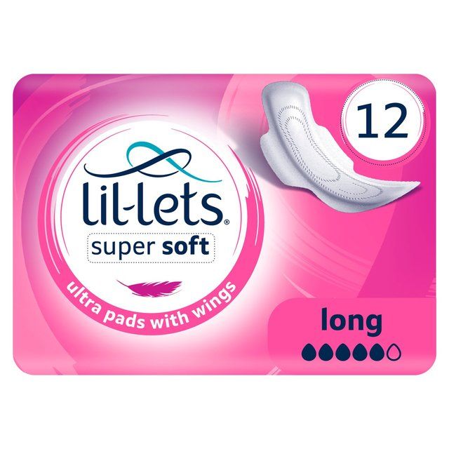 Lil-Lets Soft Pads Long   12 per pack