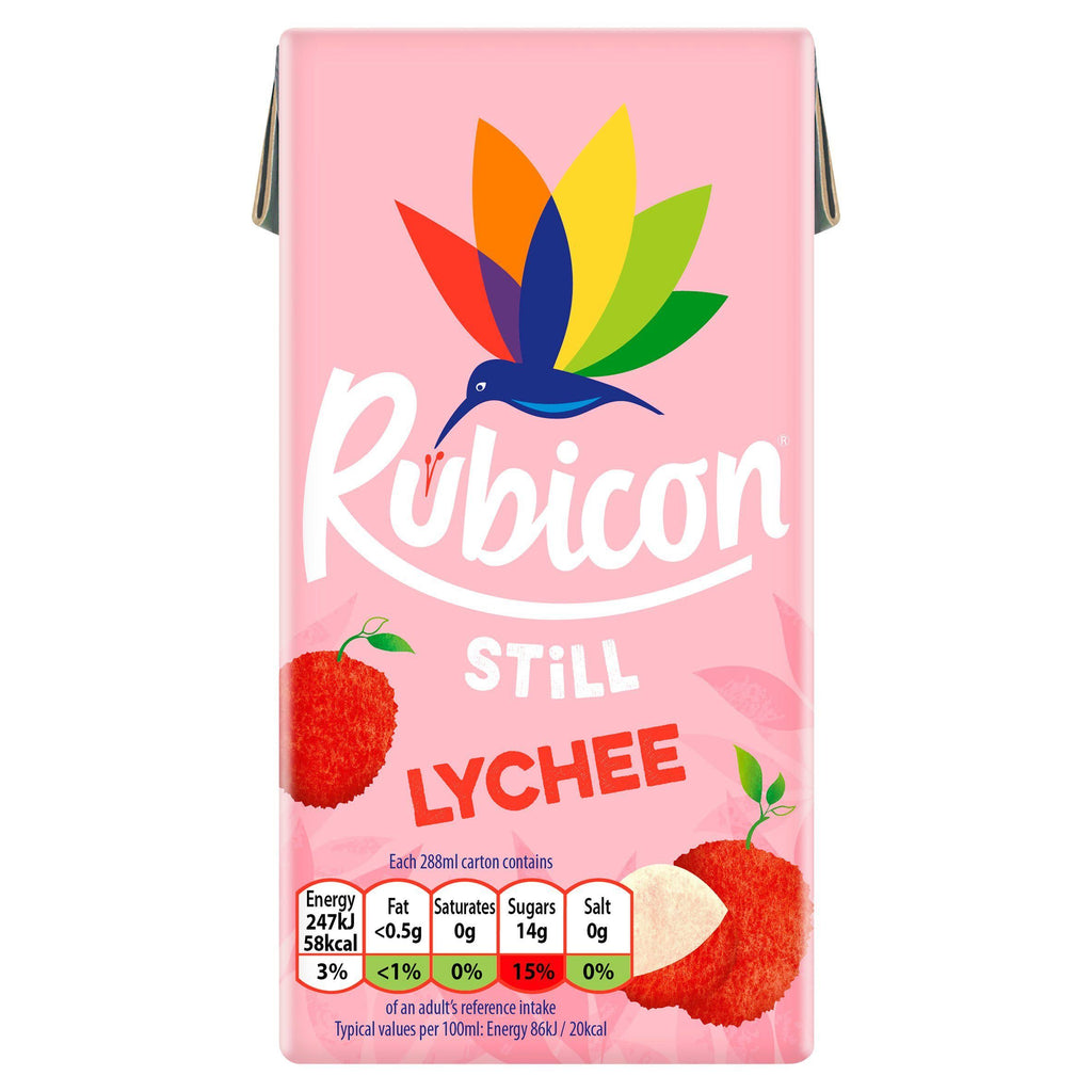 Rubicon Still Lychee Fruit Juice Drink 288ml