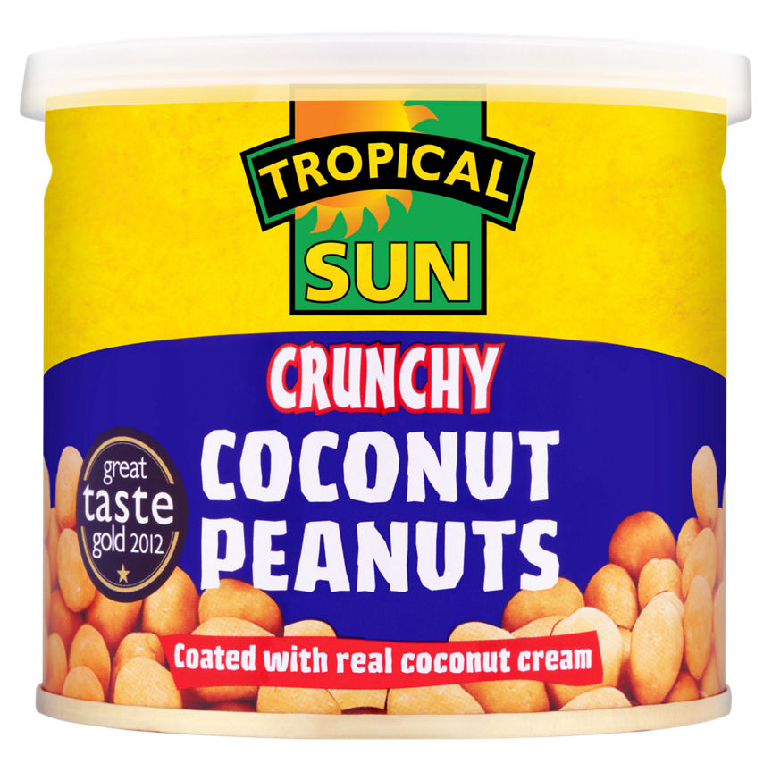 Tropical Sun Crunchy Coconut Peanuts GOODS ASDA   