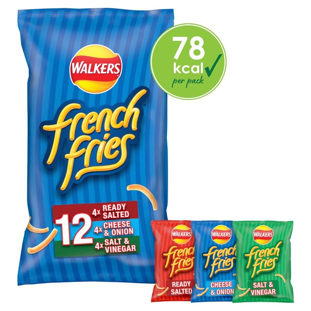 Walkers French Fries Variety Multipack Snacks   12 per pack