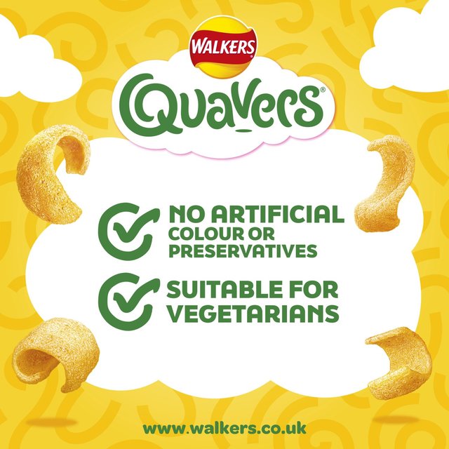 Walkers Quavers Cheese Multipack Snacks   12 per pack GOODS M&S   