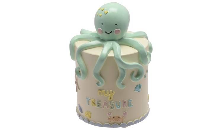 Petit Cheri Resin Octopus Money Box GOODS Argos