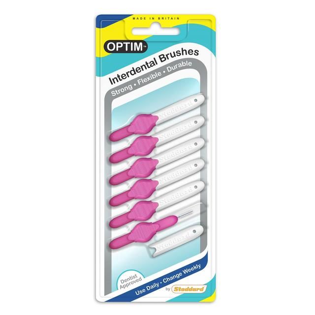 OPTIM Interdental Brushes 0.4mm Pink   6 per pack