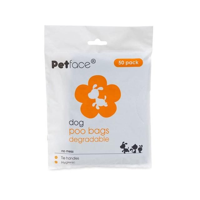 Petface Degradable Poop Bags    50 per pack GOODS M&S   