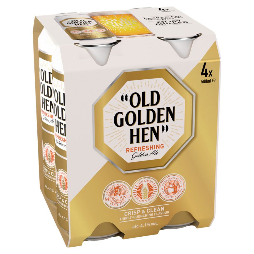 Old Golden Hen Refreshing Golden Ale 4 x 500ml GOODS ASDA   