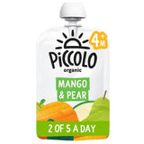 Piccolo Organic Mango & Pear with a hint of Apple & Spinach 4+ months   100g GOODS M&S   