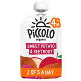 Piccolo Sweet Potato Apple Pear & Beetroot Organic Pouch 4 mths+   100g GOODS M&S   