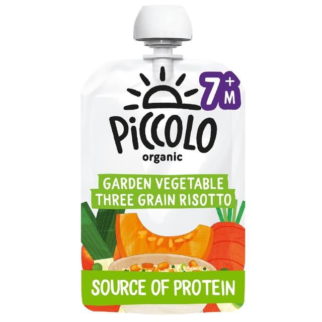 Piccolo Garden Vegetable Three Grain Risotto Pouch 7 mths+   130g