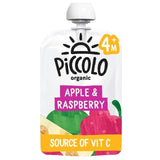 Piccolo Apple & Raspberry Organic Pouch 6 mths+   100g GOODS M&S   