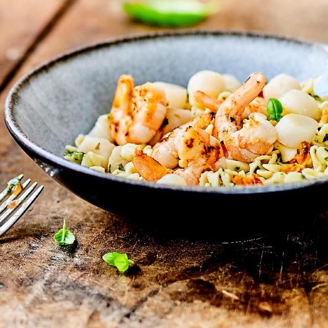 Picard Prawns Scallops & Vegetable Pasta   350g