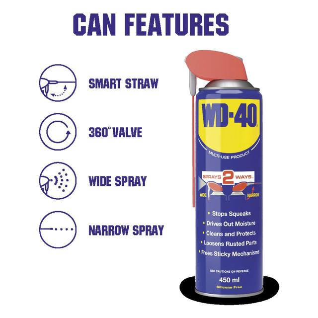 WD-40 Multi-Use Product Smart Straw 450ml   450ml GOODS M&S   