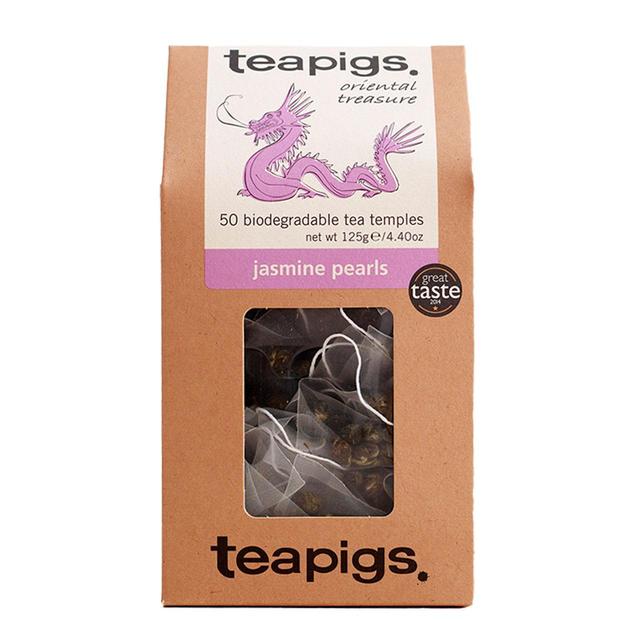 Teapigs Jasmine Pearls Green Tea Bags   50 per pack