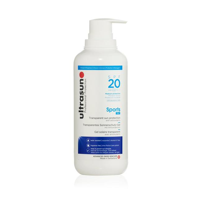 Ultrasun SPF 20 Sports Gel Sunscreen   400ml