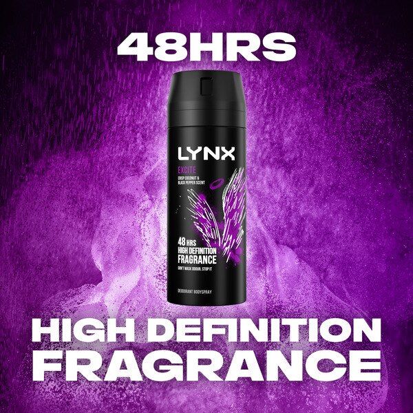 Lynx Deodorant Aerosol Bodyspray Excite 150ml GOODS Superdrug   