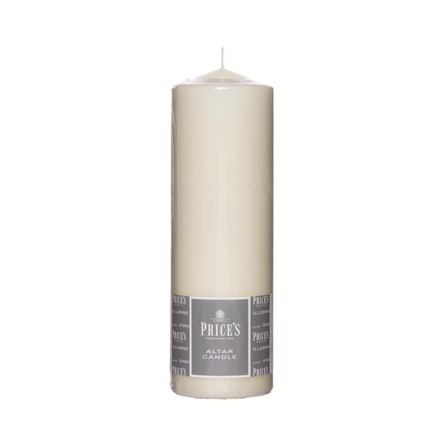 Price's Altar Candle Ivory 250 x 80 mm