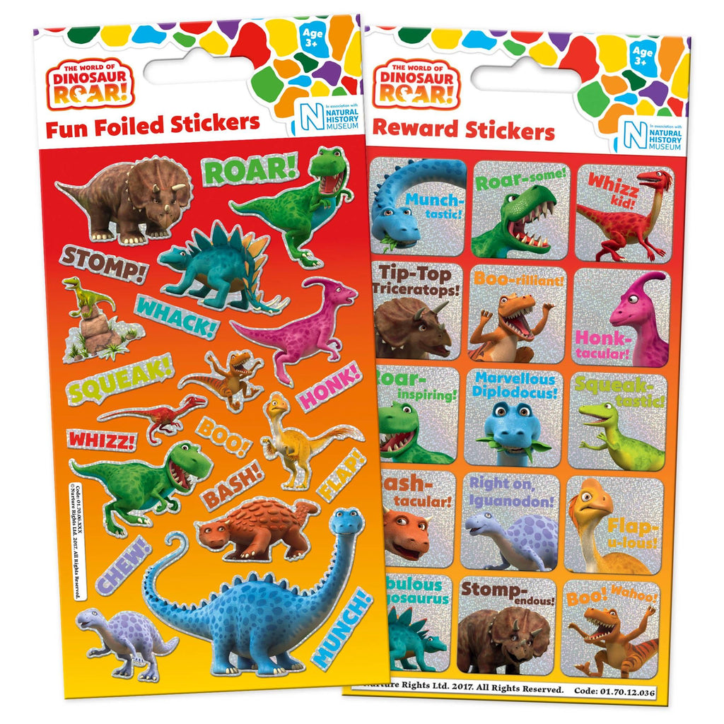 Make Believe Ideas Dinosaur Roar Stickers