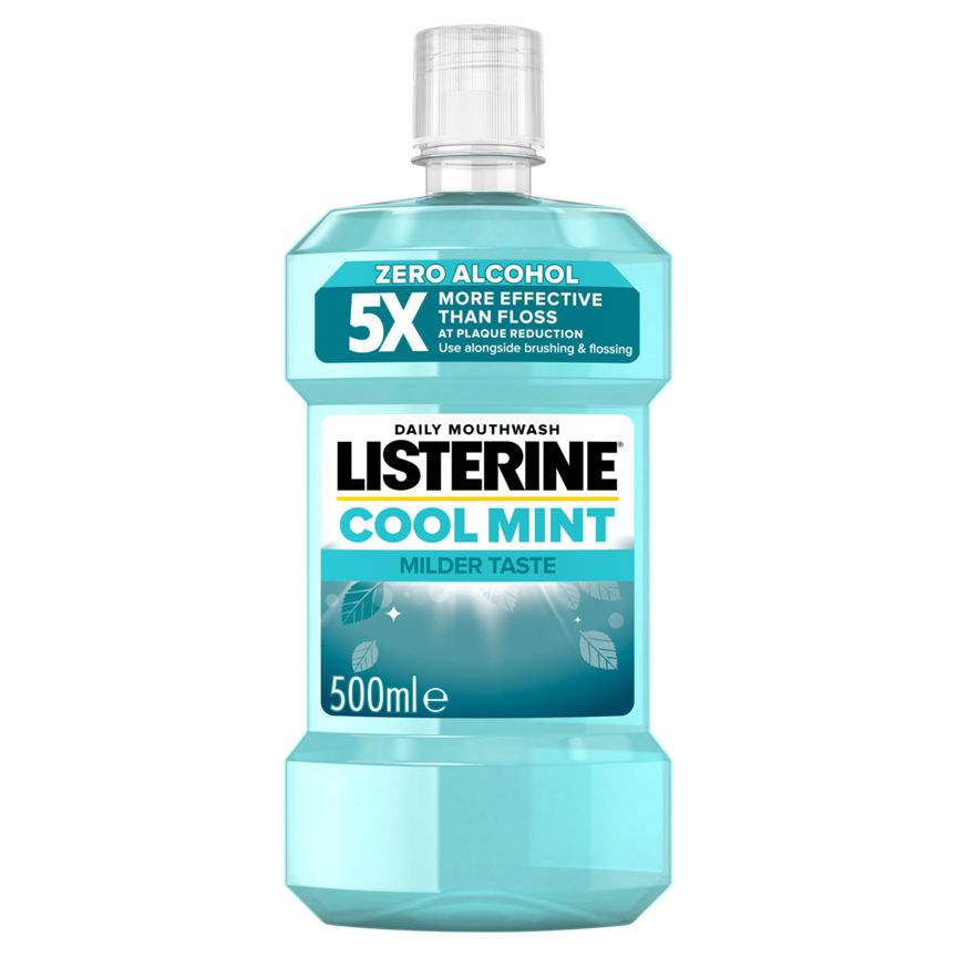 Listerine Essentials Cool Mint Milder Taste Mouthwash